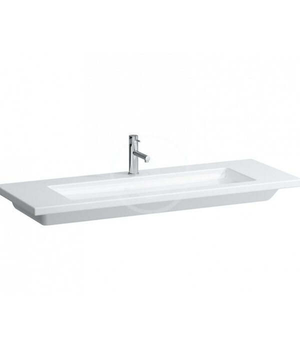 H8164360001041 LIVING SQUARE umyvadlo 130x48 s otvorem pro baterii   